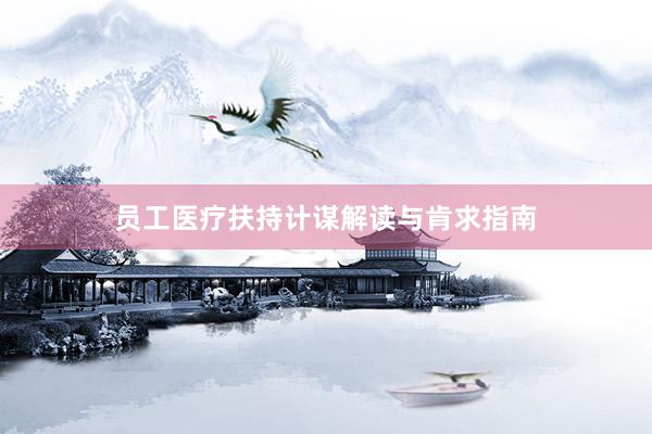 员工医疗扶持计谋解读与肯求指南