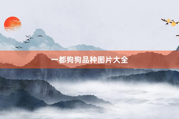 一都狗狗品种图片大全